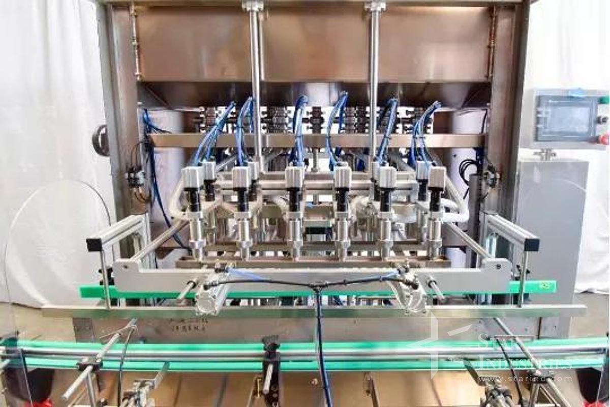 Used Sunny Group 12 Head Dual Lane Liquid Filler
