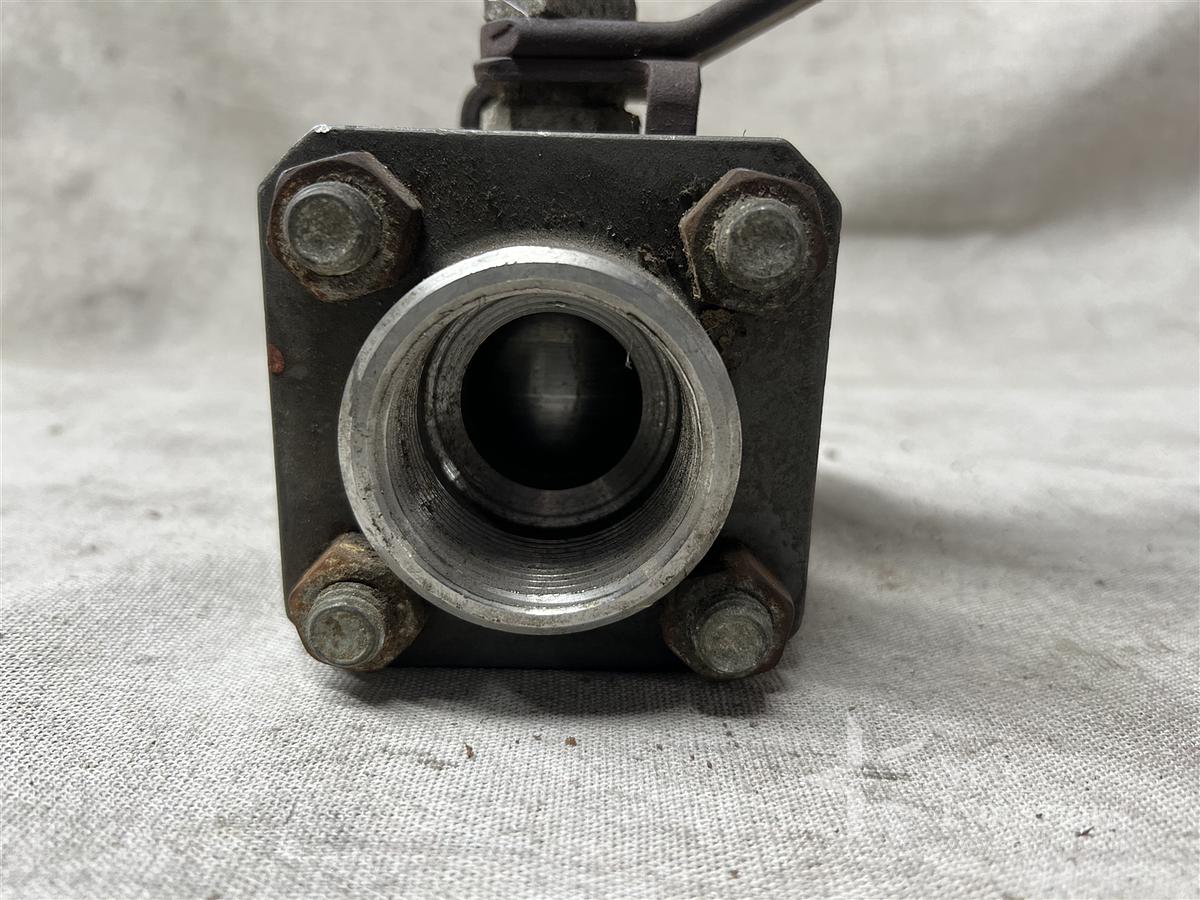 Used DynaQuip Stainless Steel Shut-Off Ball Valve
