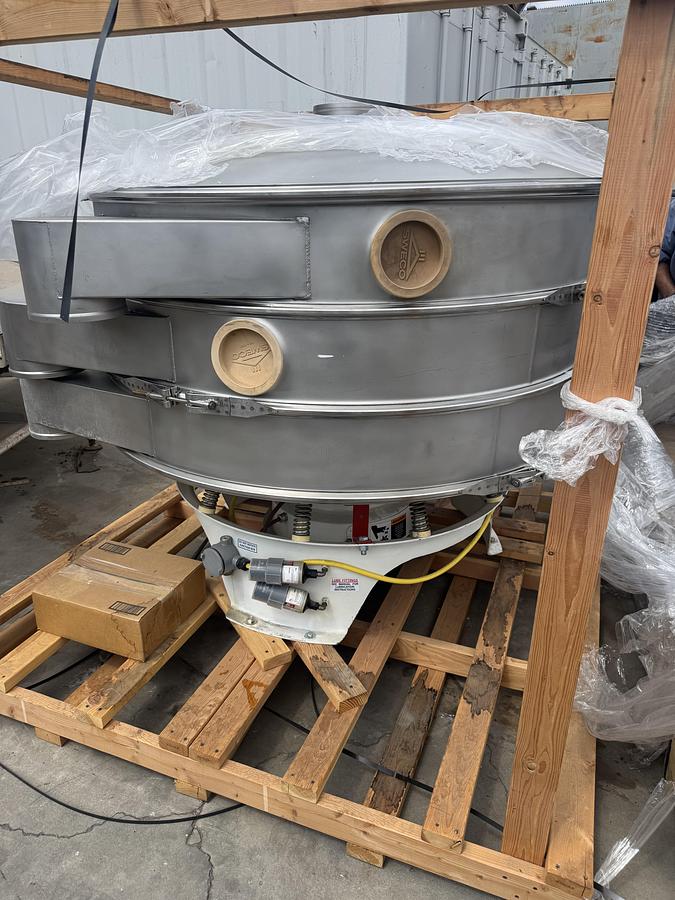 Used Sweco 3 Deck Vibro Energy Separator 60'' Diameter