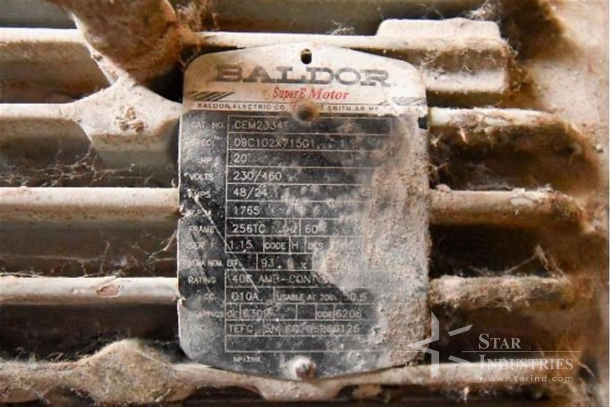 Used Baldor Motor 20 Hp Fristaan Pump