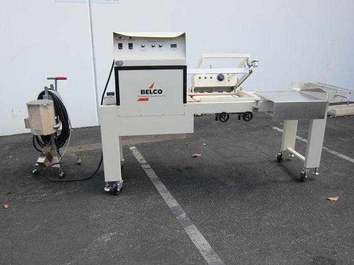 Used Belco L Bar Sealer with heat tunnel