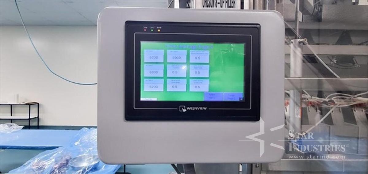 Used Ohlson Linear Gummy Packaging Line with Scale and Bottling System