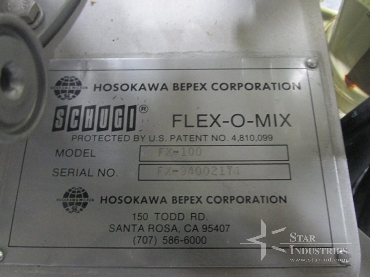 Used Schugi FX-100 Flex-O-Mix w/ Feeder