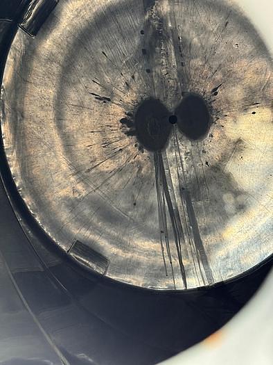 Used Tank, 6,000 Gallon, 316 Stainless Steel, Dish Bottom, Legs, Dual