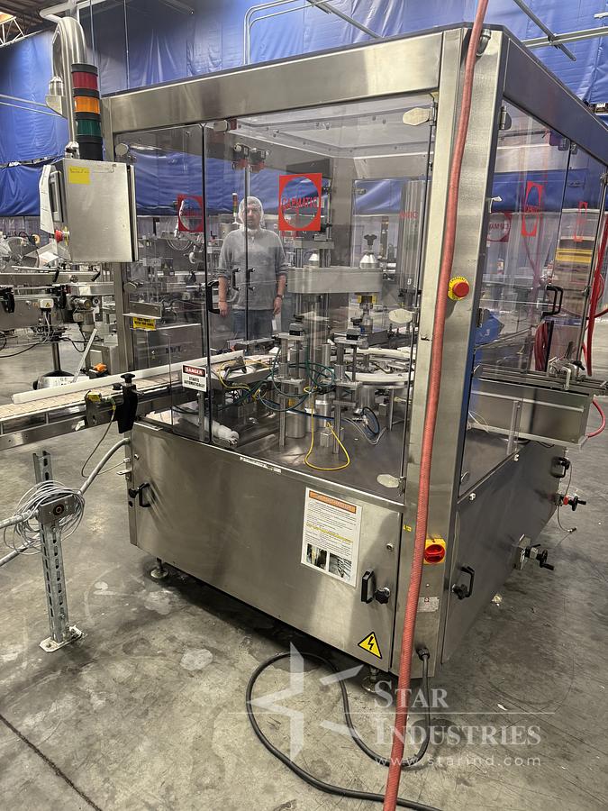 Used Capmatic Model Rebel Monoblock Capper for pumps, with multiple change parts
