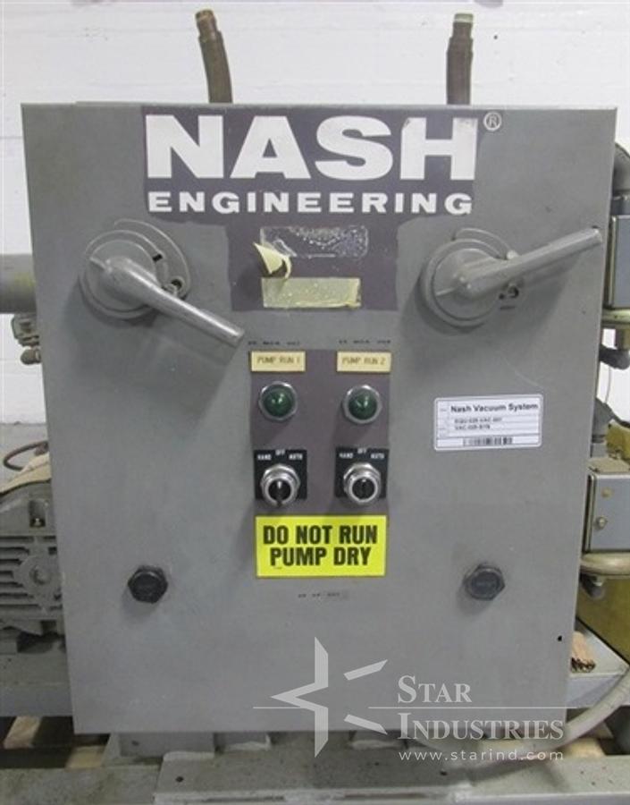 Used SC 2/7 NASH VACUUM PUMP SYSTEM, C/S