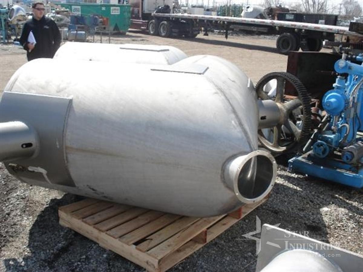 Used Patterson Kelley 50 Cubic Foot Twin Shell Dry Blender