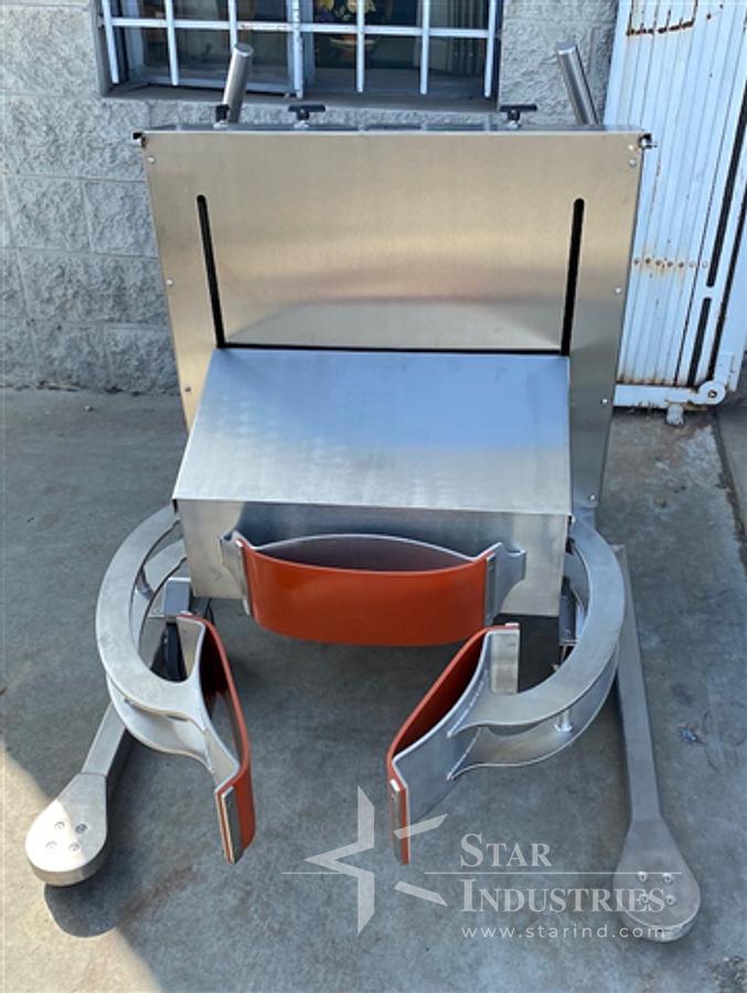 Used E/H/S Solutions Stainless Steel Drum Cart, Model DL500, 150 kg max.