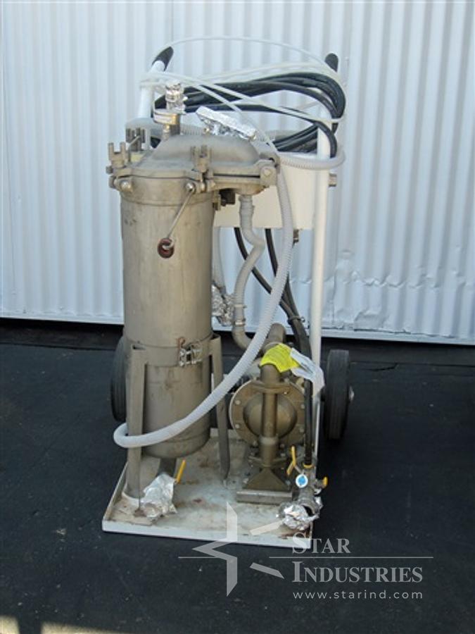Used Filtration Systems CF-8M Filter w/ Pump on Cart
