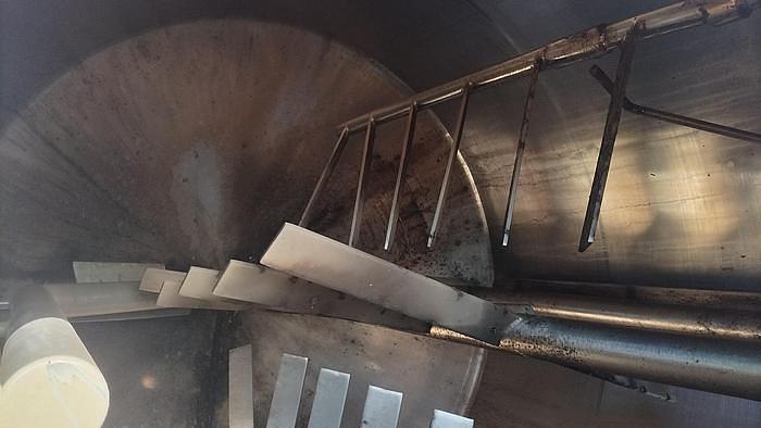 Used Tank, 1,000 Gallon, Stainless Steel, Agitated, Jacketed, DT/DB