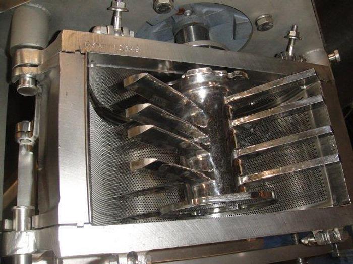 Used Fitzpatrick D6A Sanitary Fitzmill, polished, pan fed