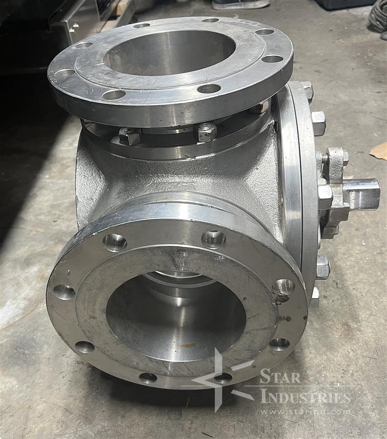 Used Stainless Steel T-Ball Valve