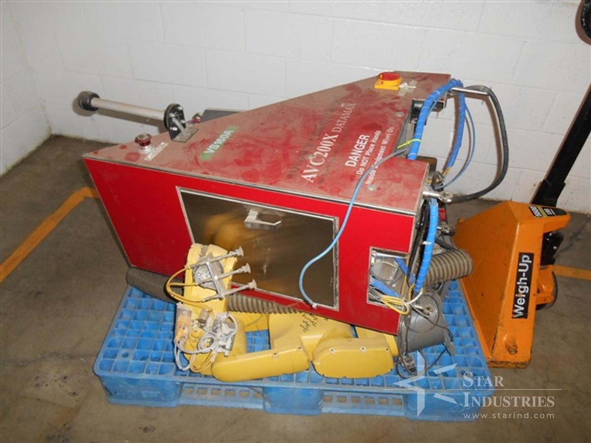 Used Robot Pick & Place System and AVC200X Datamax System
