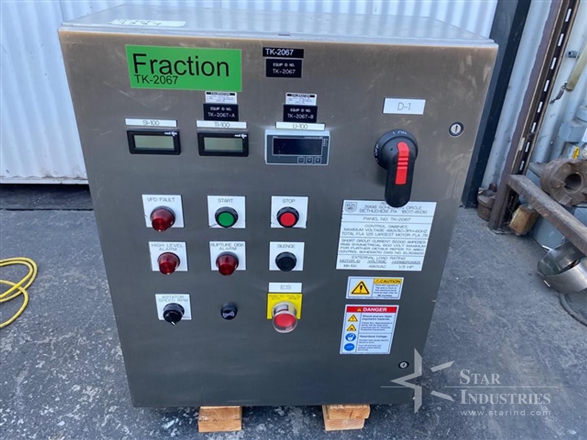 Used 100 liter Stainless Technologies Reactor w/ 1/3 h.p. Lightnin Mixer