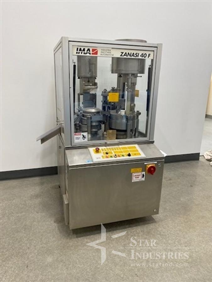 Used IMA/Zanasi Model 40F 10 station Encapsulator with 00 change parts