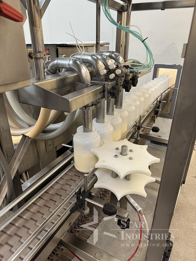 Used Pack West 4 Head 1 Gallon Filler