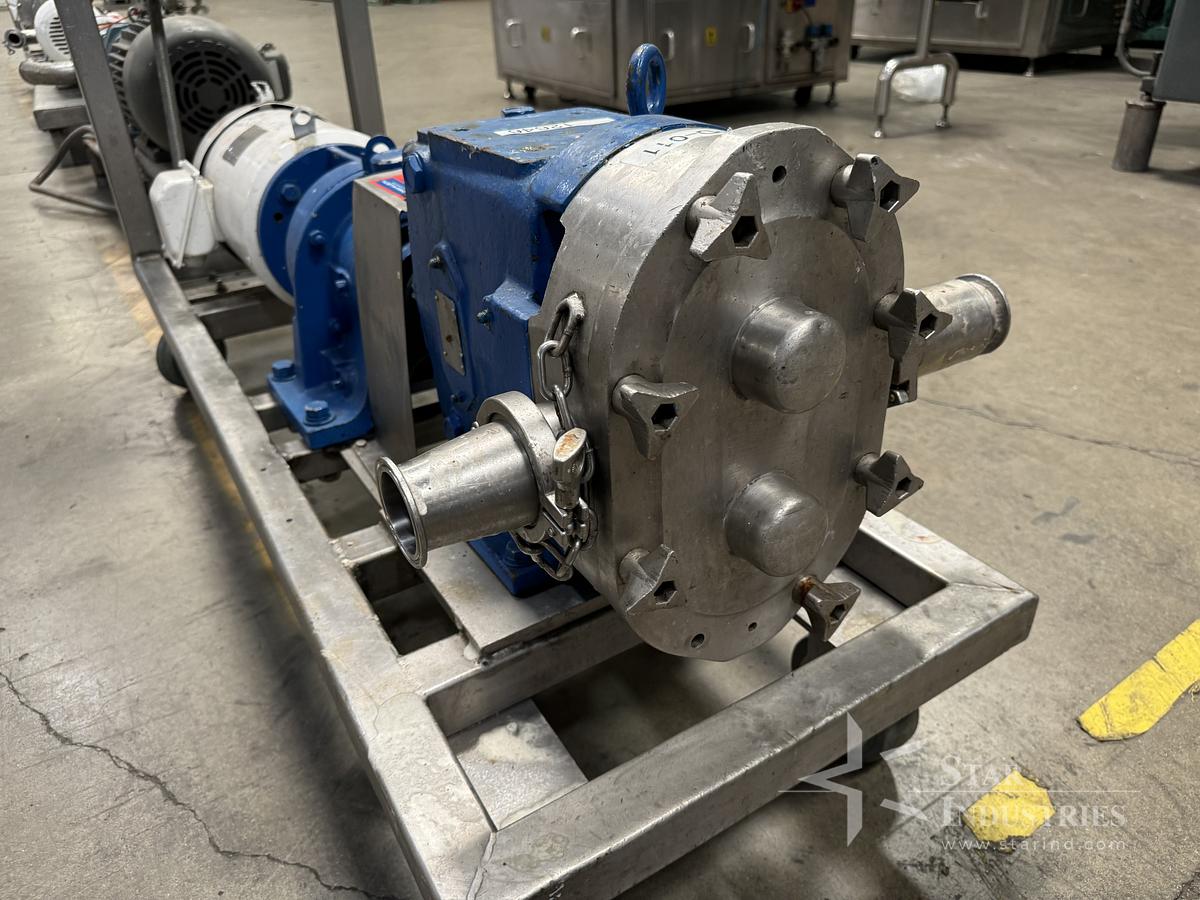 Used Liquid transfer Pump with 10HP Sterling Electric Motor