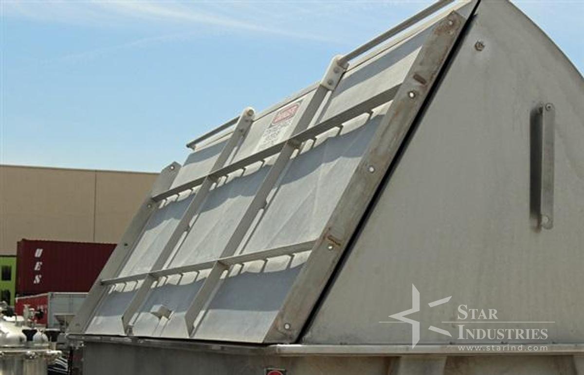 Used 110 Cubic Foot double Strong Scott Ribbon Blender, 60 h.p., w/ dust cover