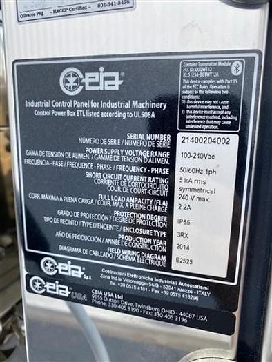 Used CEIA Model THS/PH21N Pour-thru Metal Detector