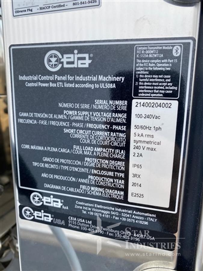 Used CEIA Model THS/PH21N Pour-thru Metal Detector