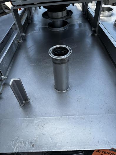 Used 300 gallon Lee Single-motion Swept Jacketed Kettle