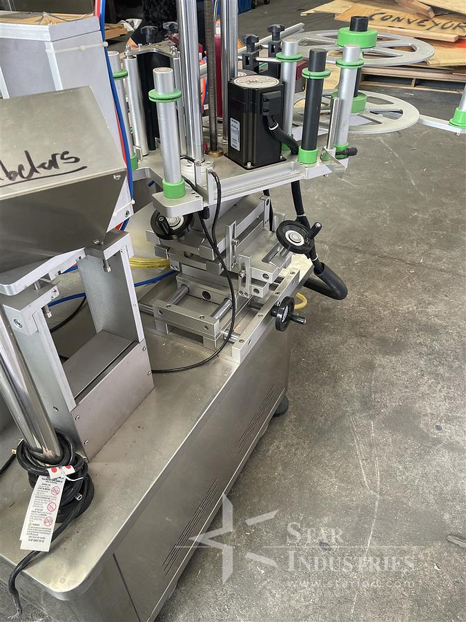 Used Wrap Labeler with Conveyor