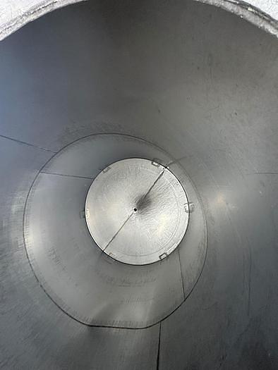 Used Tank, 6,500 Gallon, Stainless Steel, Dish Bottom, Legs