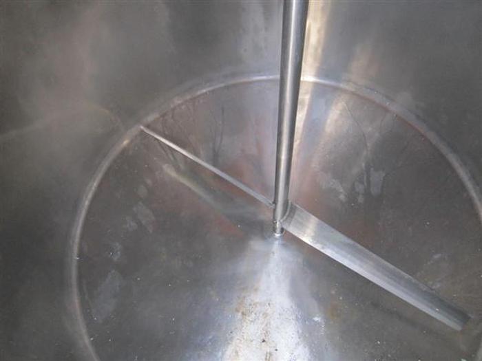 Used 600 gallon S.S. Jacketed Tank w/ agitator