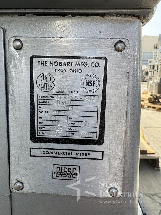 Used Hobart Mixer