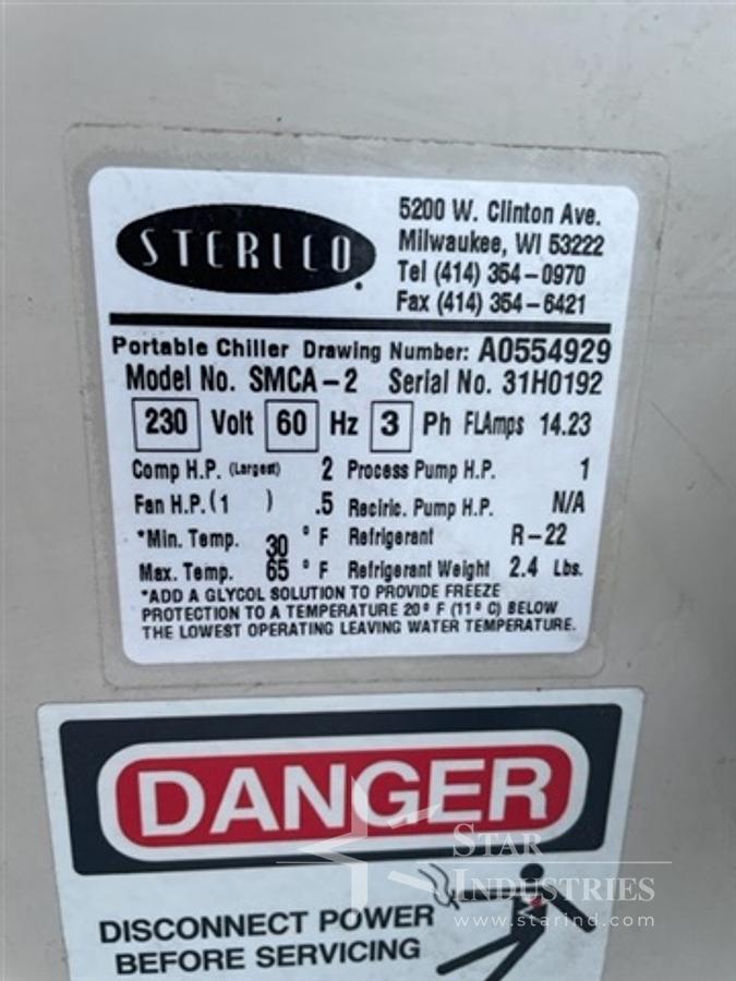 Used Sterlco Portable Chiller