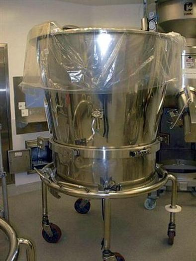 Used Niro/Aeromatic Model S-6 75-300 kg Fluid Bed Granulator