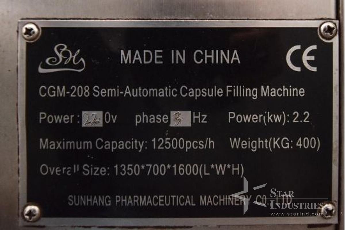 Used Semi Auto Capsule Filling Machine CGM-208