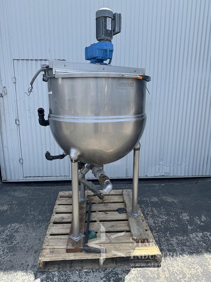 Used 30 gallon Dover-Groen Single-motion Swept Kettle, Model TA-100