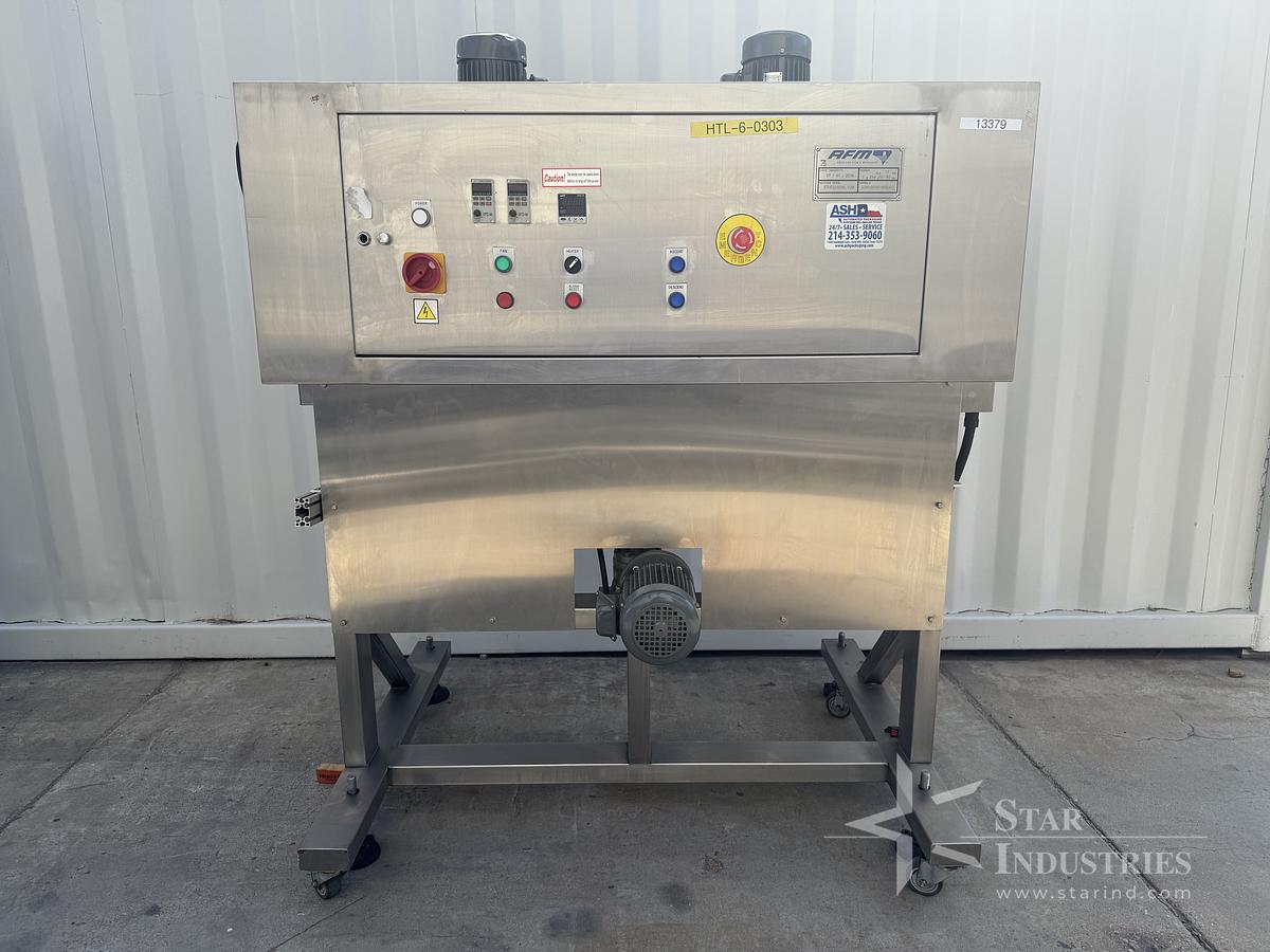 Used AFM- Shrink Sleeve Labeling System / Heat Shrink Tunnel