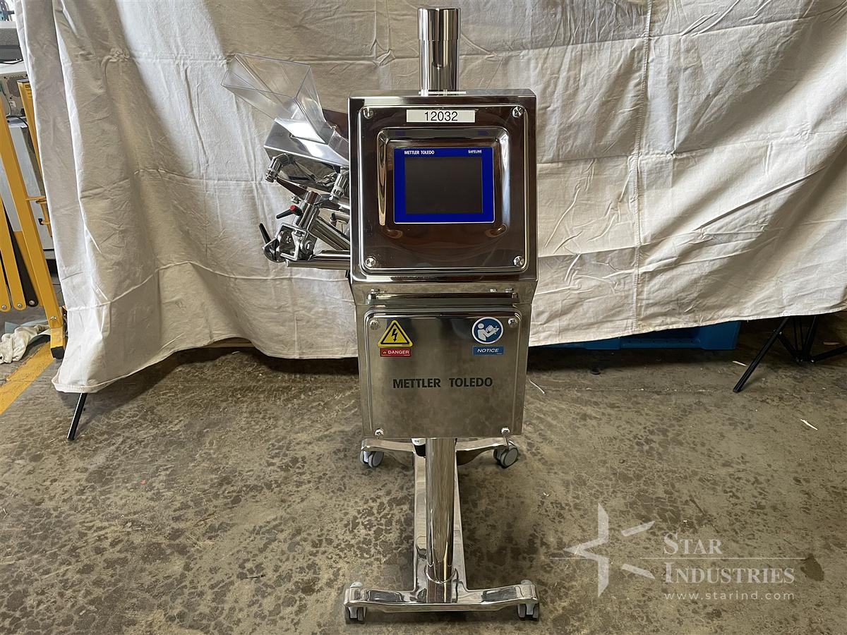 Used Mettler Toledo Safeline pour-thru Metal Detector