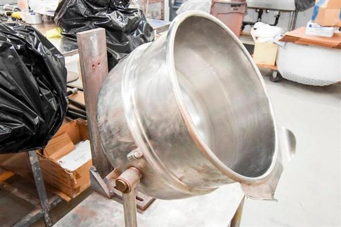 Used 40 Quart Stainless Steel Kettle