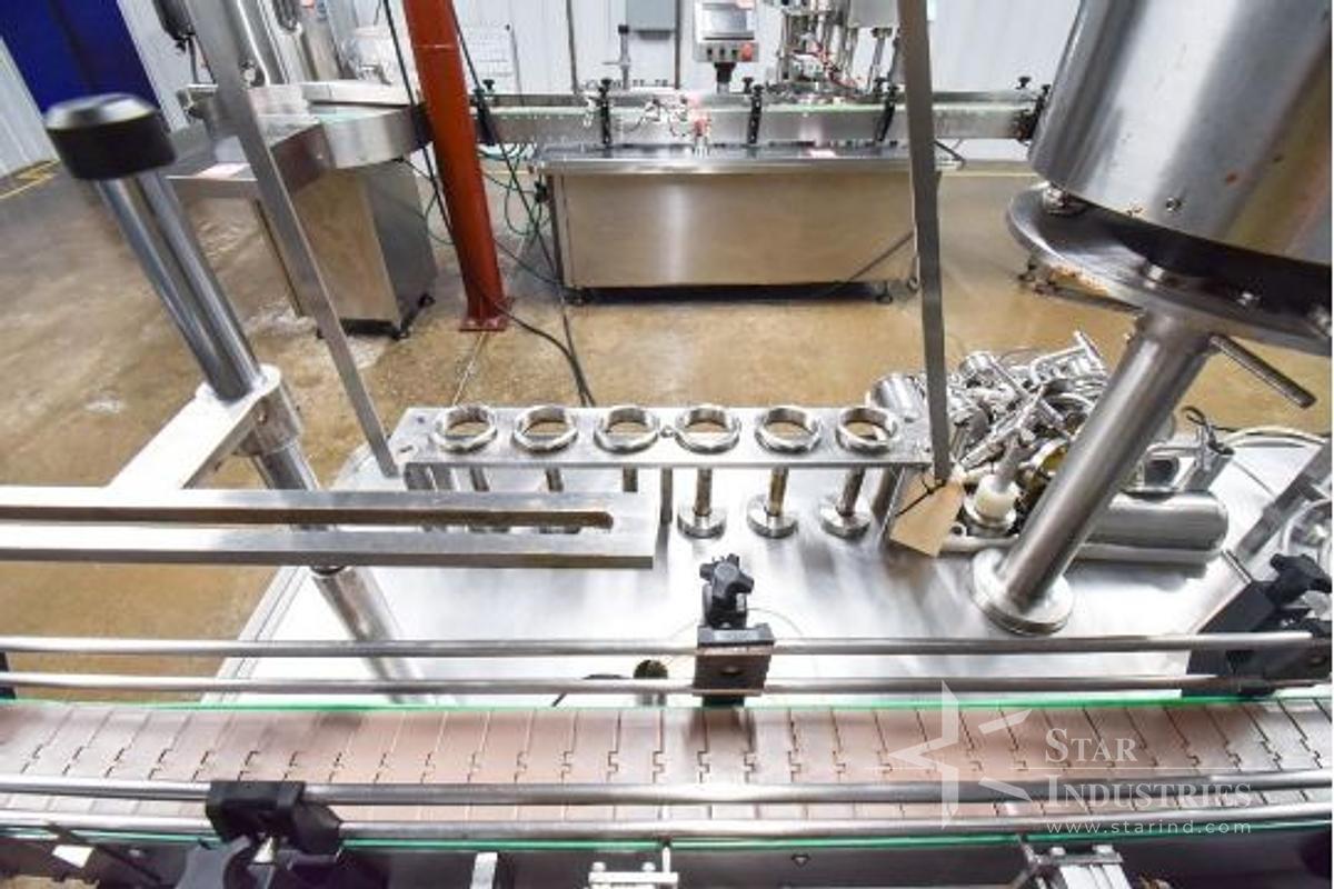 Used KGF 6 Head Liquid Filler and Seal
