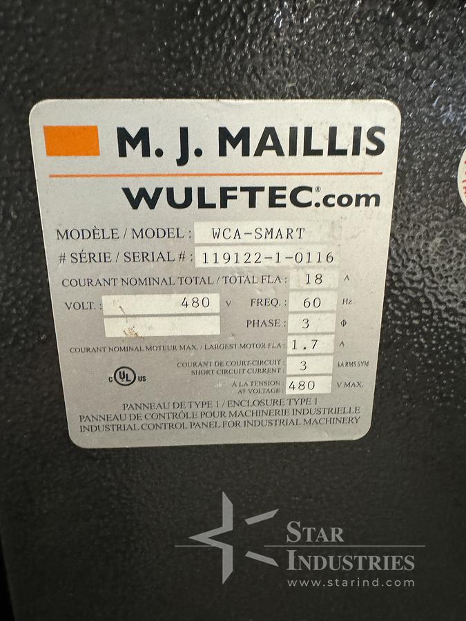 Used MJ Mallis Wulftec Pallet Wrapper