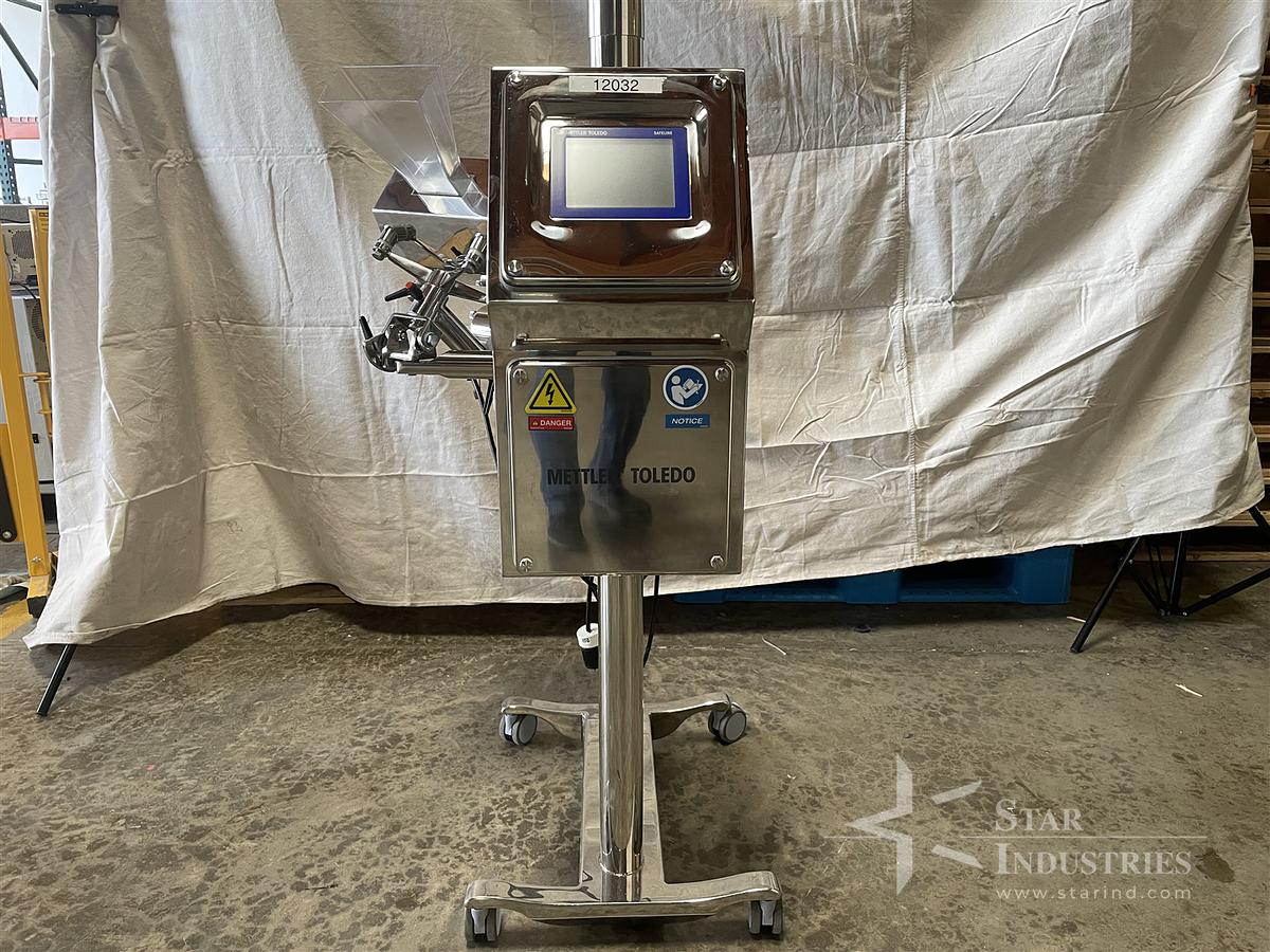 Used Mettler Toledo Safeline pour-thru Metal Detector