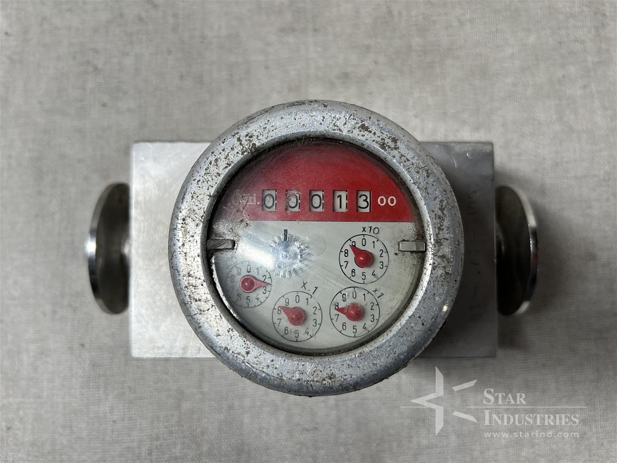 Used McCrometer Gallon Flow Meter