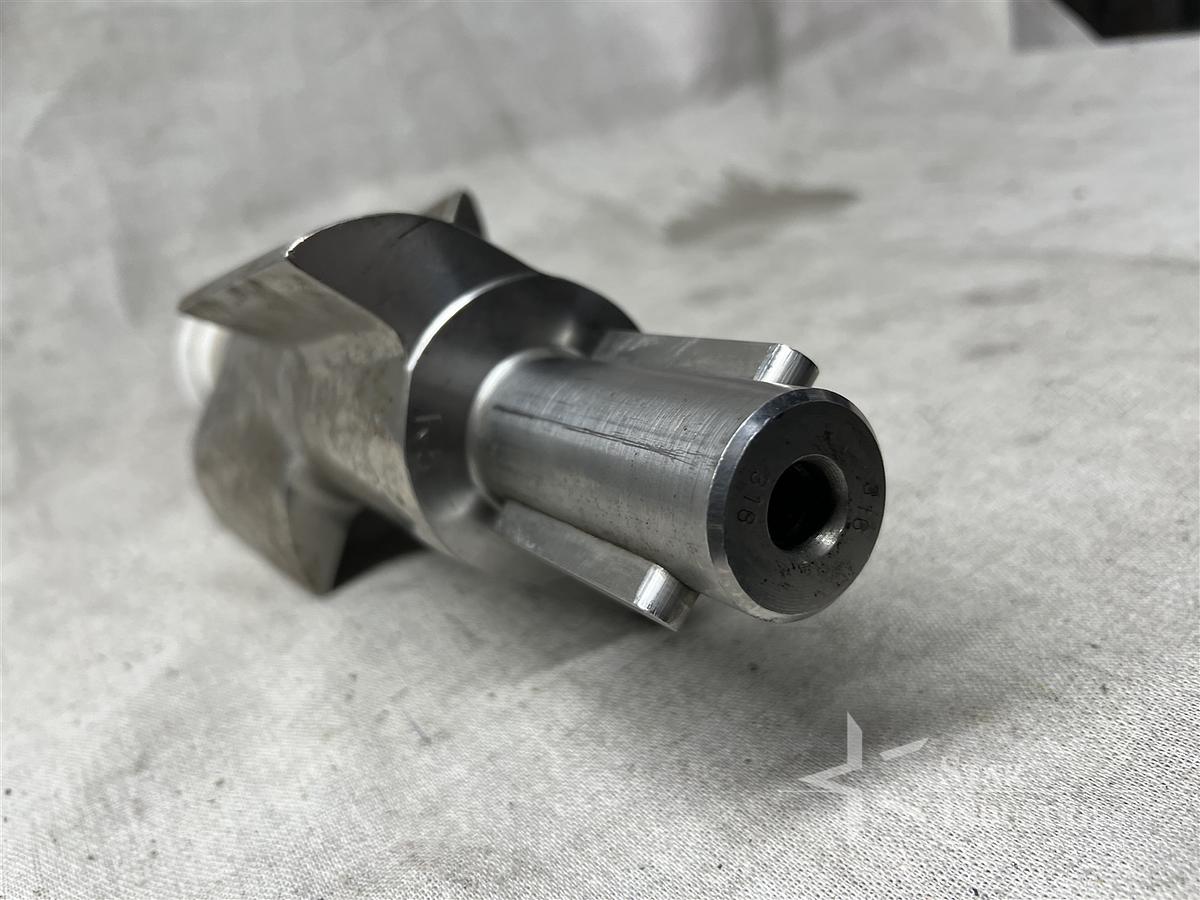 Used Stainless Steel Mixing Shaft for a Powder Grinder
