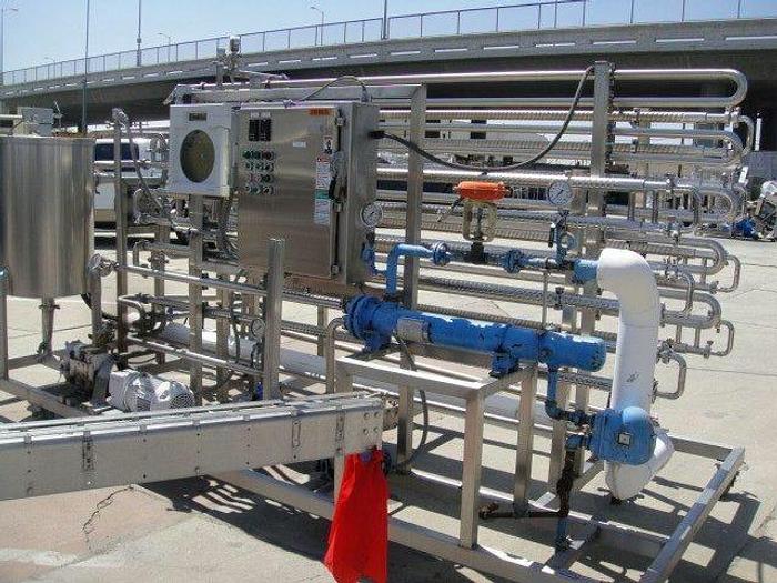 Used APV Anhydro Triple-Tube Pasteurizer, 4 gal/min, sanitary