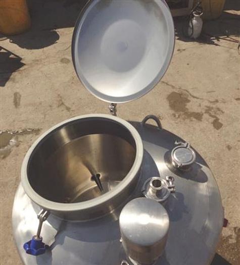 Used Walker 75 Gallon Stainless Steel Jacketed Tank