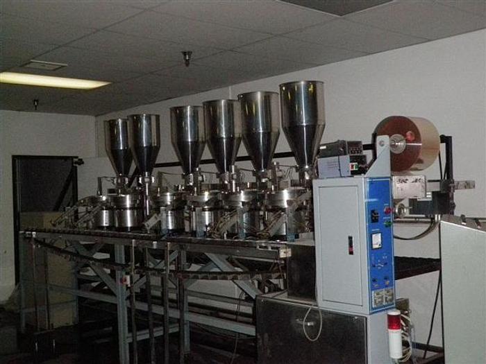 Used Pack Star Vertical Form/Fill/Seal w/ 6 Feeders & Date Stamp