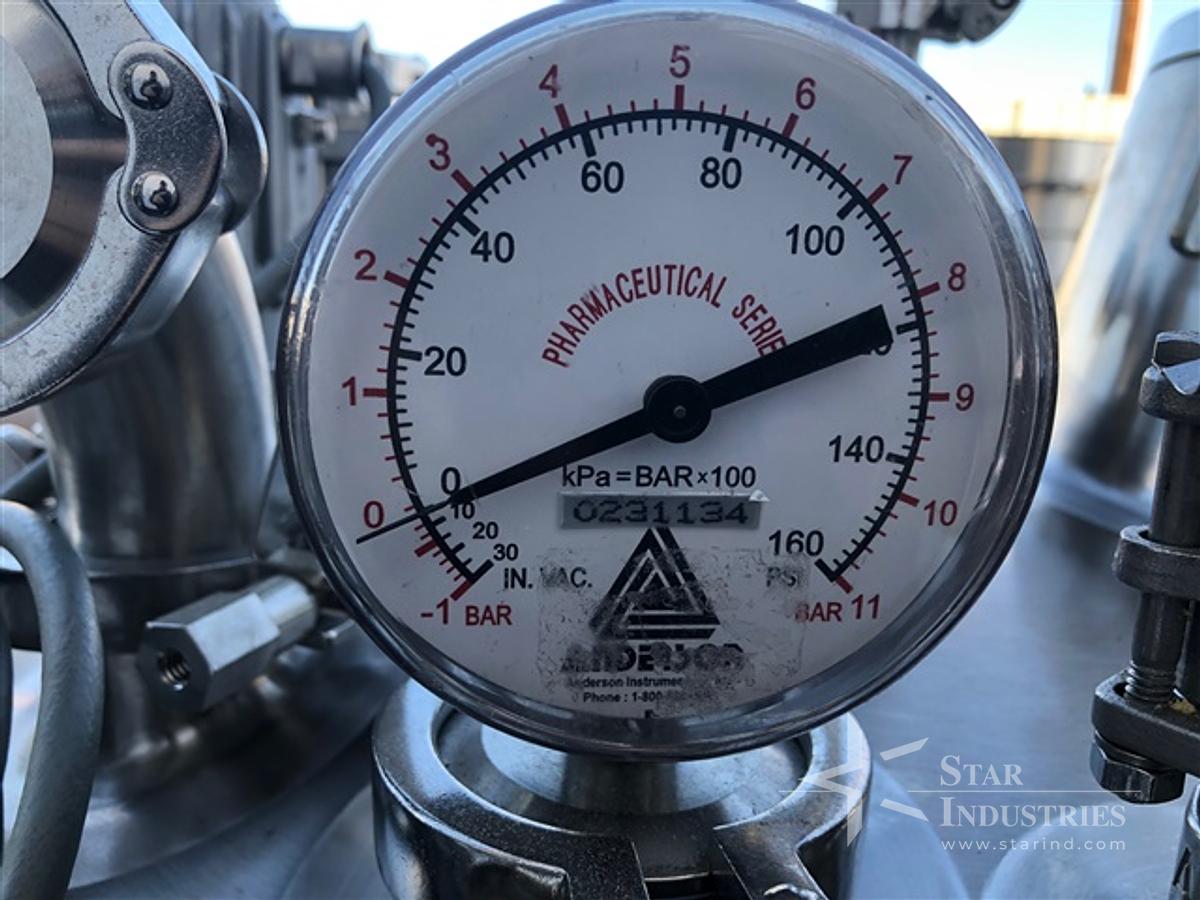 Used Approx. 350 liter Stainless Steel Feldmeier Reactor