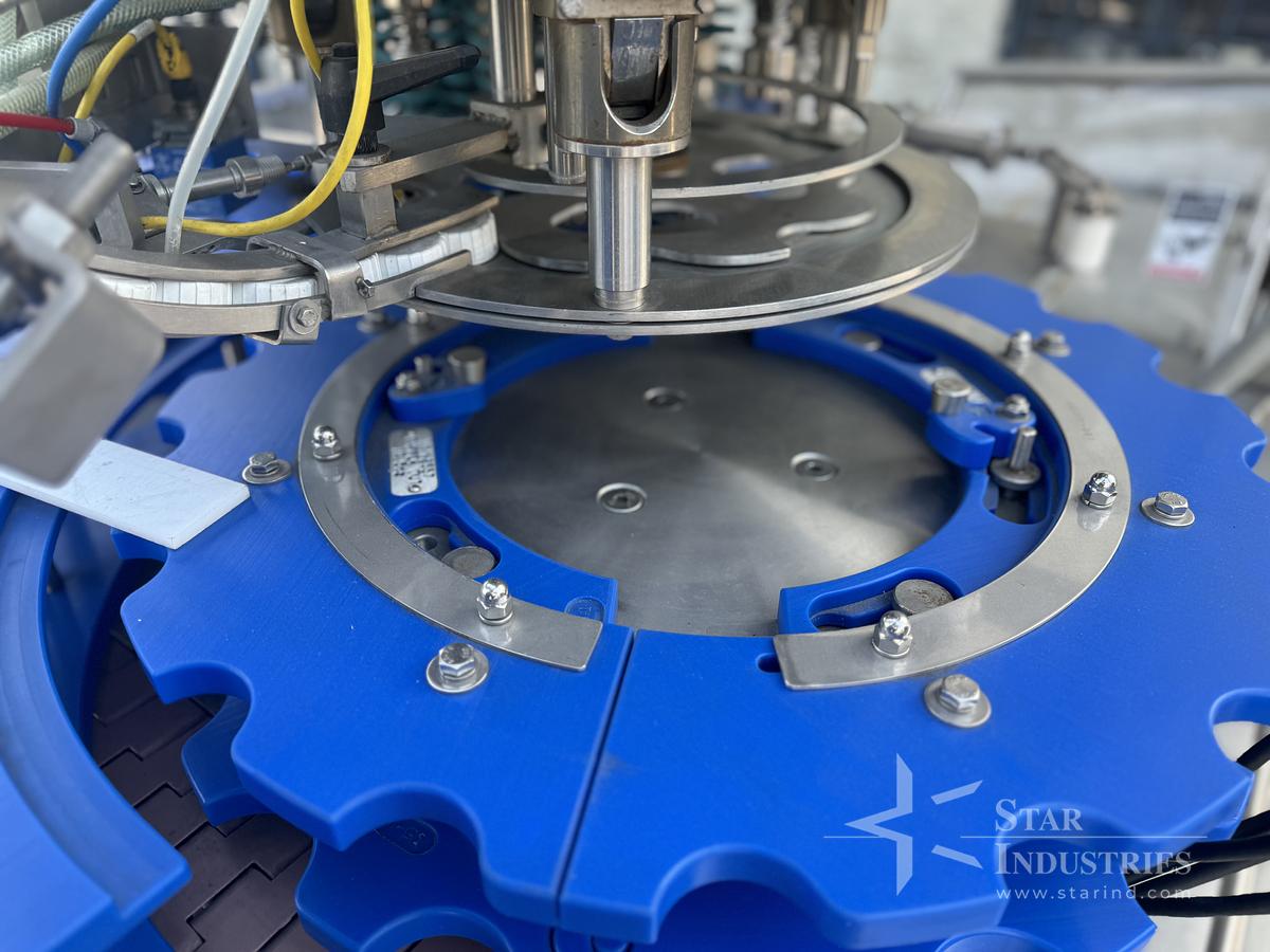 Used Zalkin Rotary Filler/Capper with Feeder