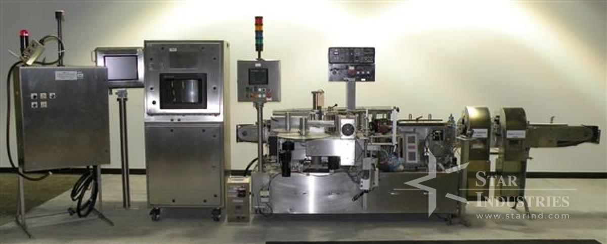 Used New Jersey Wrap-Around Labeler, Model 304R-879