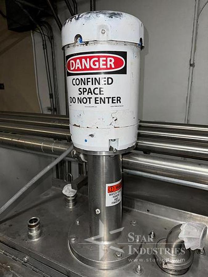 Used Tank, 750 Gallon, Stainless Steel, Jacket, Agitated