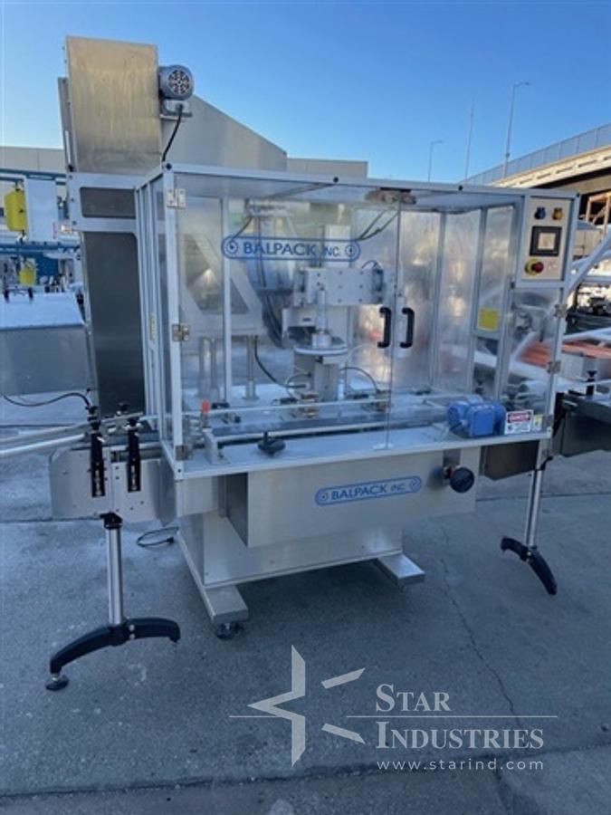 Used Balpack w/ Cap Elevator & Conveyor