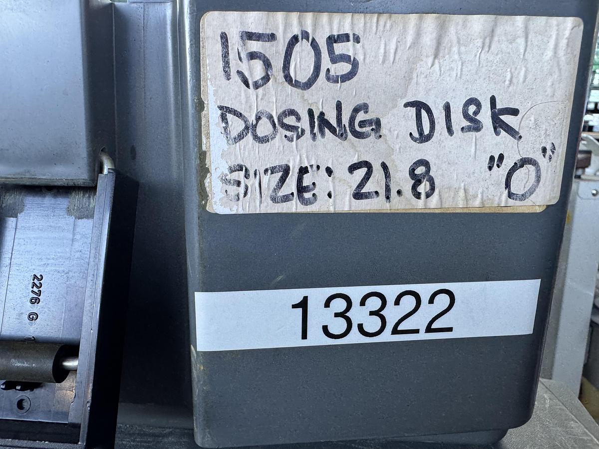 Used Bosch Dosing Discs 1505, Size 0, 21.8mm